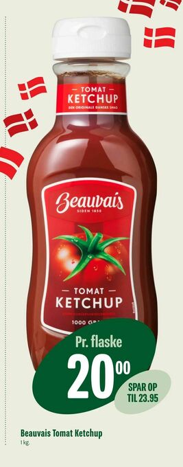 Min Købmand Beauvais Tomat Ketchup tilbud