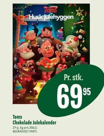 Min Købmand Toms Chokolade Julekalender tilbud