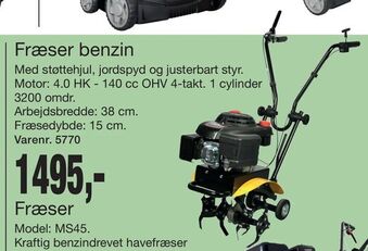 Harald Nyborg Fræser benzin tilbud
