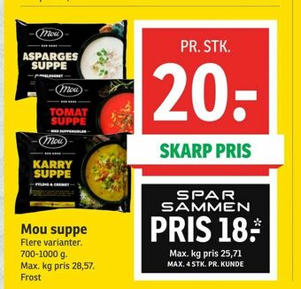SPAR Mou suppe tilbud