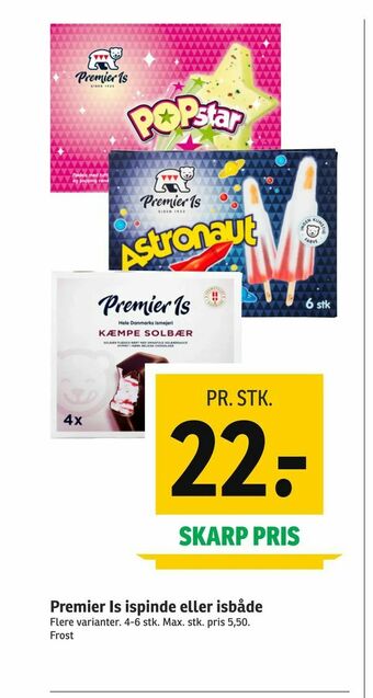 SPAR Premier Is ispinde eller isbåde tilbud