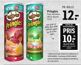 SPAR Pringles tilbud