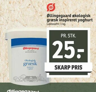 SPAR Øllingegaard økologisk græsk inspireret yoghurt tilbud