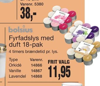Harald Nyborg Fyrfadslys med duft 18-pak tilbud