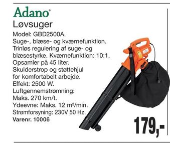 Harald Nyborg Løvsuger tilbud