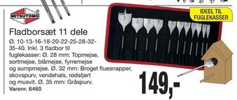 Fladborsæt 11 dele