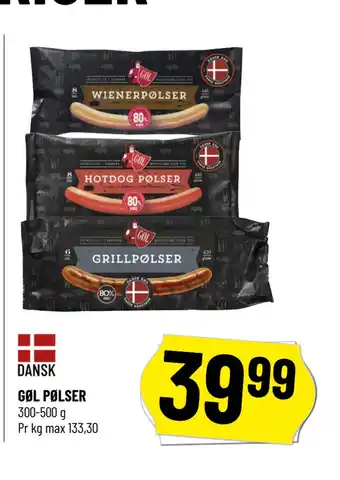 Løvbjerg GØL PØLSER tilbud