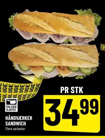 Løvbjerg HÅNDVÆRKER SANDWICH tilbud