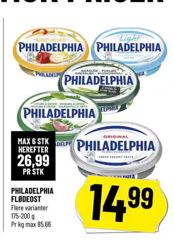 Løvbjerg PHILADELPHIA FLØDEOST tilbud