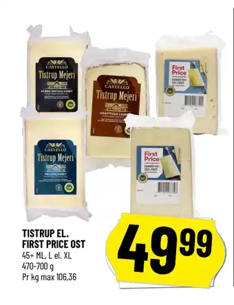 Løvbjerg TISTRUP EL. FIRST PRICE OST tilbud