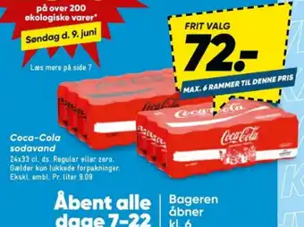 Bilka Coca-Cola sodavand tilbud