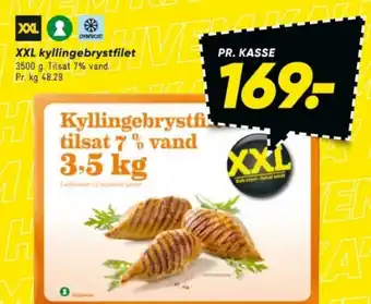 Bilka XXL kyllingebrystfilet tilbud