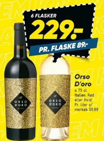 Bilka Orso D'oro tilbud