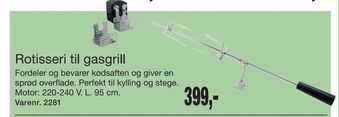 Rotisseri til gasgrill
