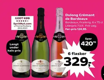 Kvickly Fransk Mousserende Vin tilbud