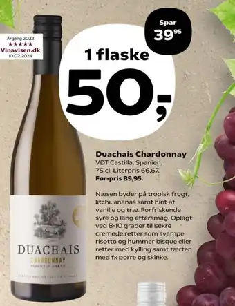 Kvickly Spansk Rødvin tilbud