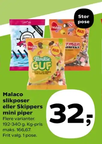 SuperBrugsen Slikposer tilbud