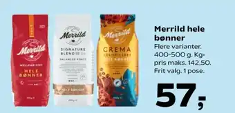 SuperBrugsen Kaffebønner tilbud