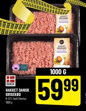 Løvbjerg Hakket grisekød 8-12% tilbud