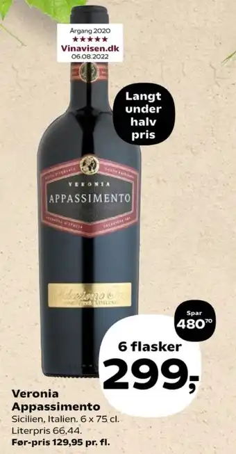 SuperBrugsen Italiensk Rødvin tilbud