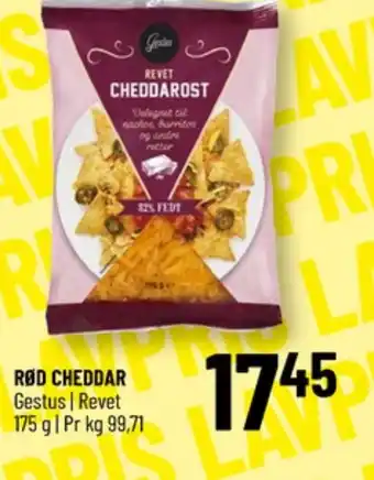 Løvbjerg Revet ost Cheddar tilbud