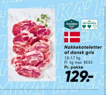Bilka Nakkekoteletter tilbud