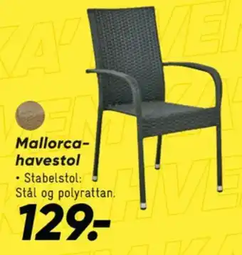 Bilka Havestol tilbud