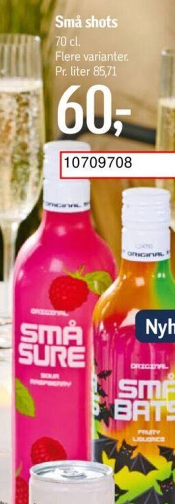 Små shots tilbud hos Føtex