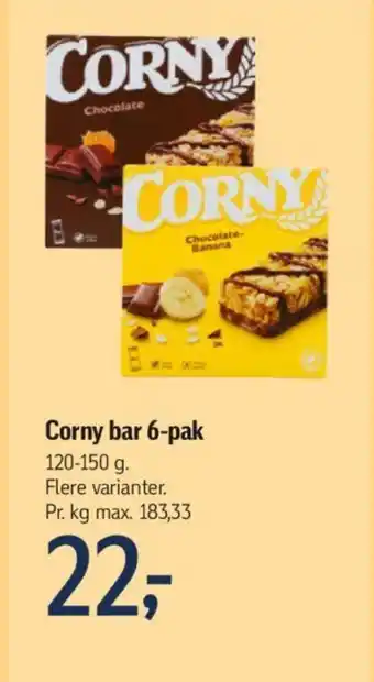 Føtex Corny bar 6-pak tilbud