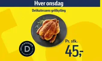 Føtex Delikatessens grillkylling tilbud