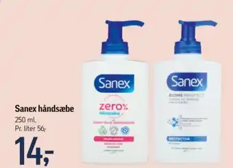 Føtex Sanex håndsæbe tilbud