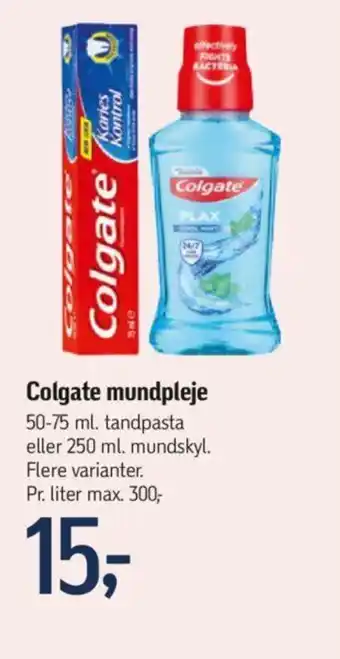 Føtex Colgate mundpleje tilbud