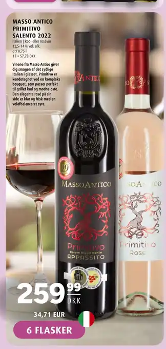 Scandinavian Park MASSO ANTICO PRIMITIVO SALENTO 2022 tilbud