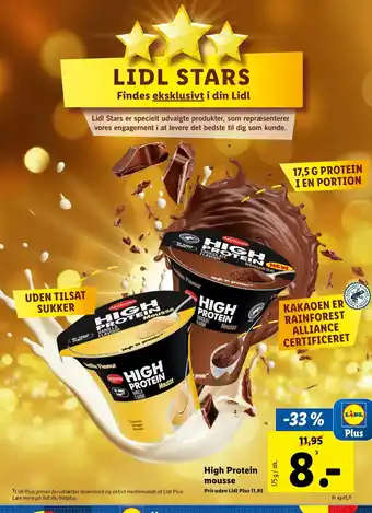 Lidl High Protein mousse tilbud