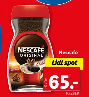 Lidl Nescafé tilbud