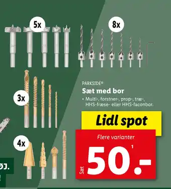 Lidl Sæt med bor tilbud