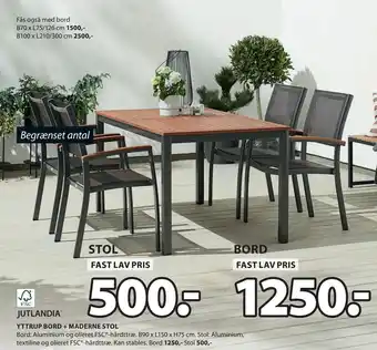 JYSK YTTRUP BORD tilbud