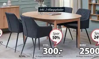 JYSK STOL tilbud