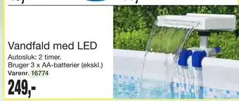 Harald Nyborg Vandfald med LED tilbud