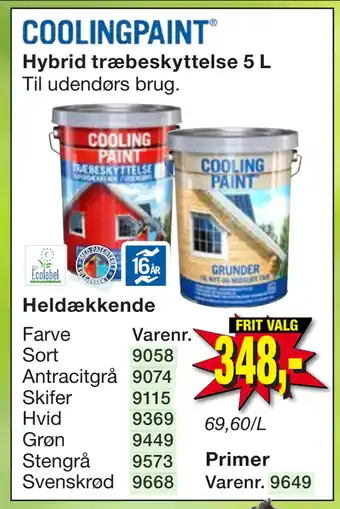 Harald Nyborg Hybrid træbeskyttelse 5 L tilbud