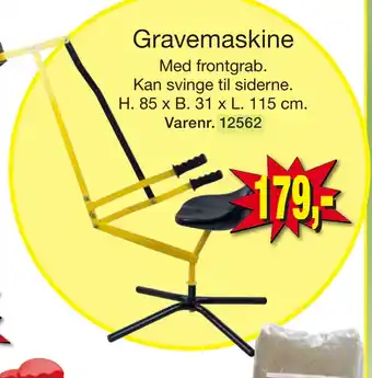 Harald Nyborg Gravemaskine tilbud