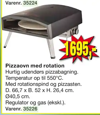 Harald Nyborg Pizzaovn med rotation tilbud