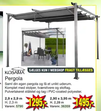 Harald Nyborg Pergola tilbud