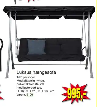 Harald Nyborg Luksus hængesofa tilbud