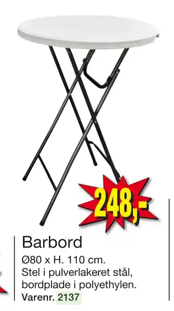 Harald Nyborg Barbord tilbud