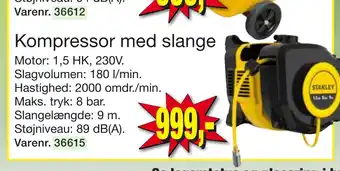 Harald Nyborg Kompressor med slange tilbud
