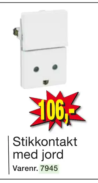 Harald Nyborg Stikkontakt med jord tilbud