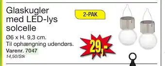 Harald Nyborg Glaskugler med LED-lys solcelle tilbud