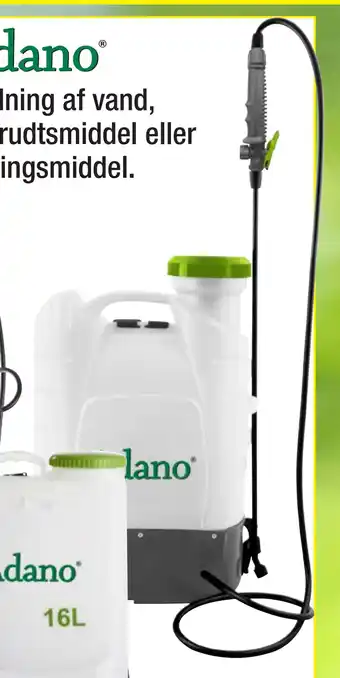 Rygsprøjte genopladelig