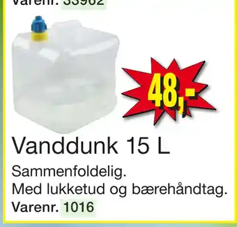 Harald Nyborg Vanddunk 15 L tilbud